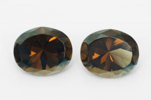 Парный Дымчатый Кварц 40.23 карата