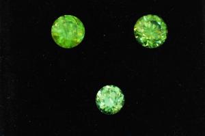 Демантоид Гранат Комплект 0.84 карата