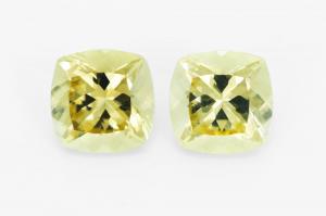 Парный Цитрин 6,73 карата Кушон