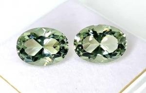 Парный Празиолит 22,73 карата